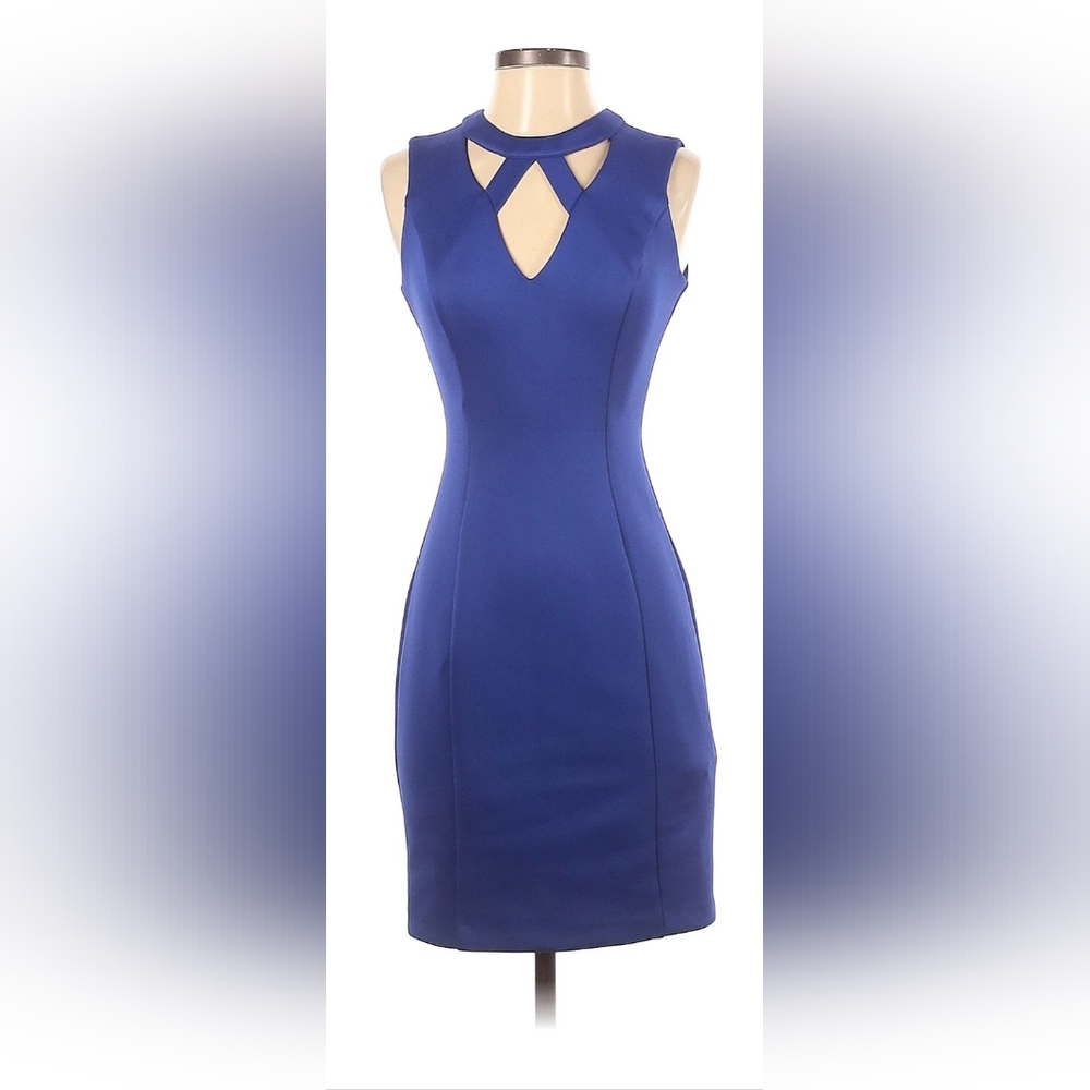 Sheath Plunge Cocktail Dress